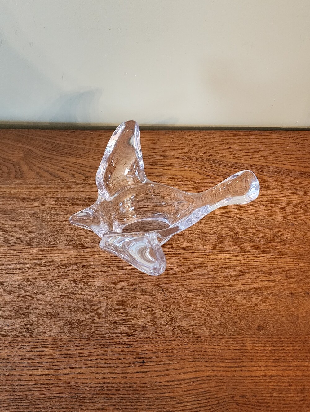 Bird In Flight Glass Figurine